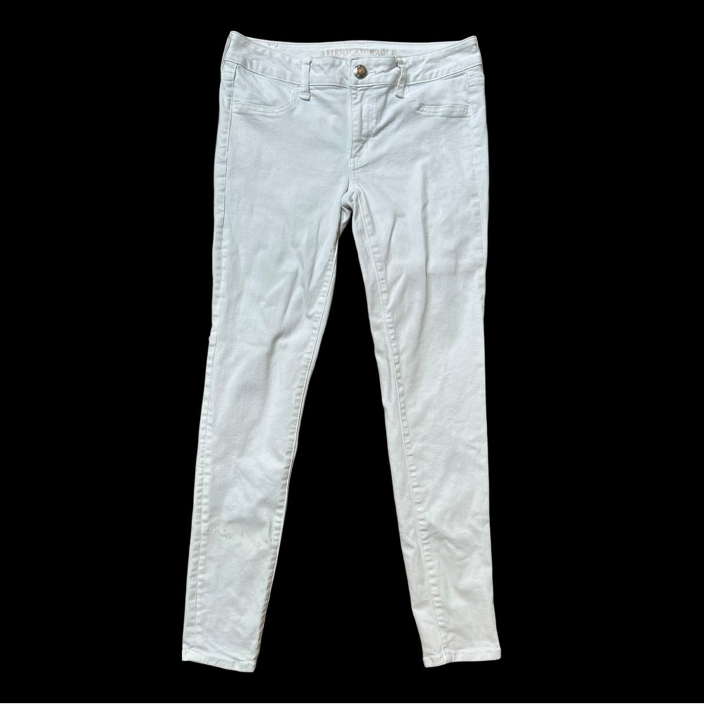 American Eagle Outfitters Super Stretch White Jeggings Size 4